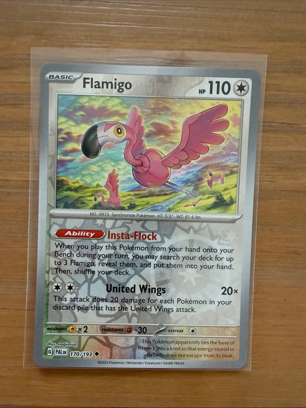 Flamigo Pokémon Card Lot | 2 Reverse Holo Cards | Scarlet & Violet ✨5/$25✨